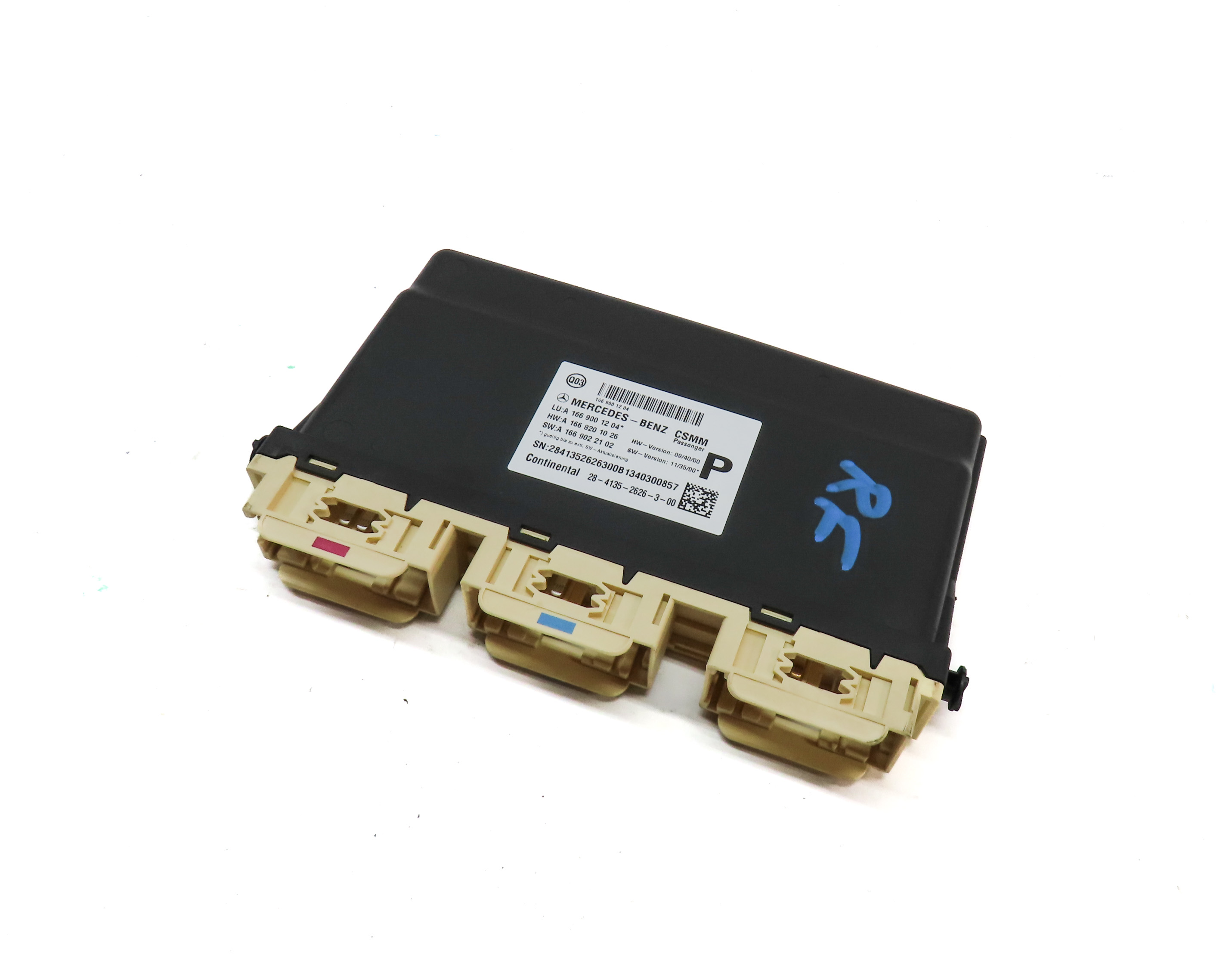2013 MERCEDES ML350 (W166) FRONT RIGHT PASSENGER SEAT CONTROL MODULE — exact item pictured
